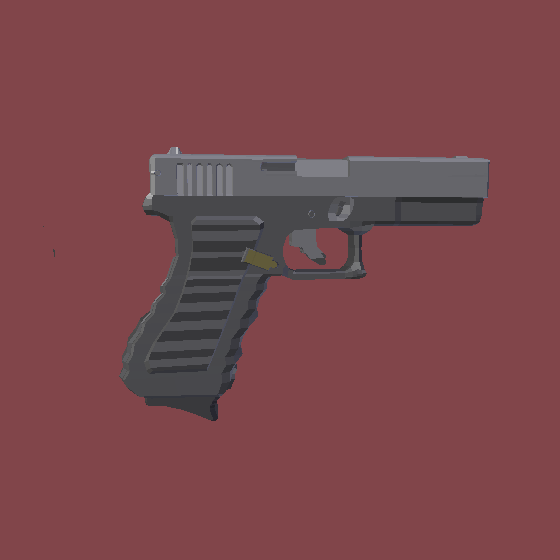 Glock-17 Low Poly