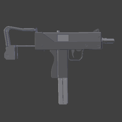 Mac-10 Low Poly